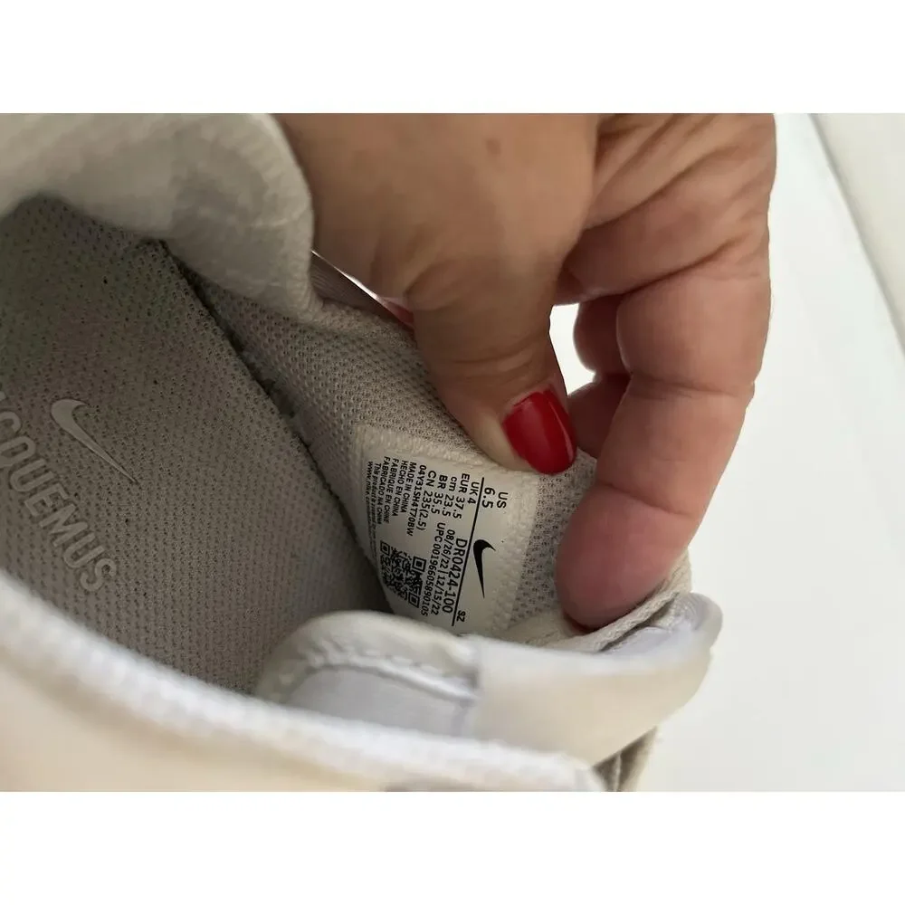 Nike x Jacquemus Sneakers Womens Size 6.5 White DR0424-100